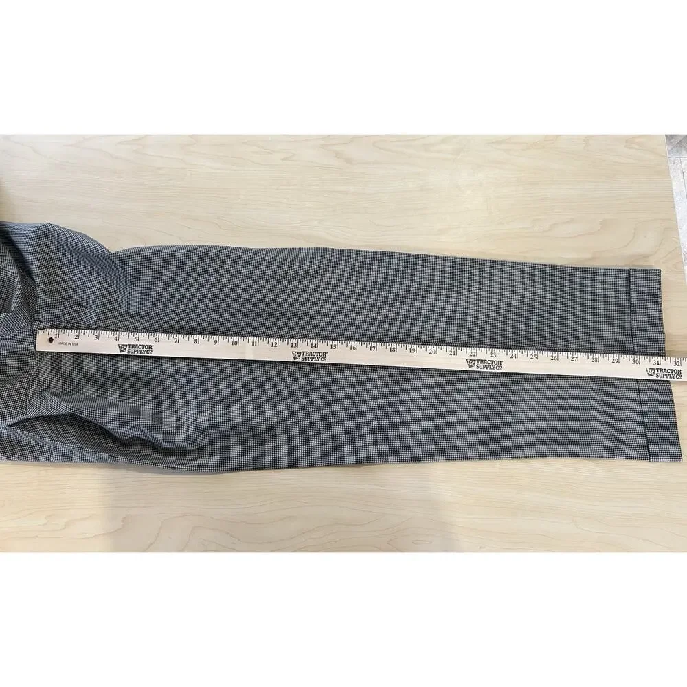 Polo University Ralph Lauren 120s Cashmere Pants Men 36x32 Houndstooth Wool